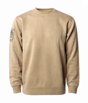 Supporting Local Crew Neck Sweater - Vintage Sandstone