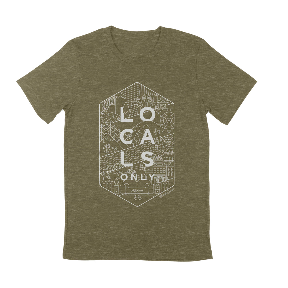 Locals Only Unisex Tee - Olive