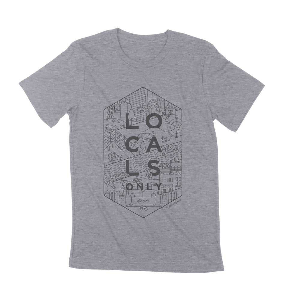 
                
                    Load image into Gallery viewer, Locals Only Unisex Tee - Storm
                
            