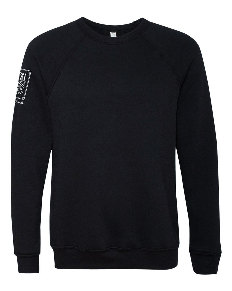 
                
                    Load image into Gallery viewer, Supporting Local Crew Neck Sweater - Black
                
            