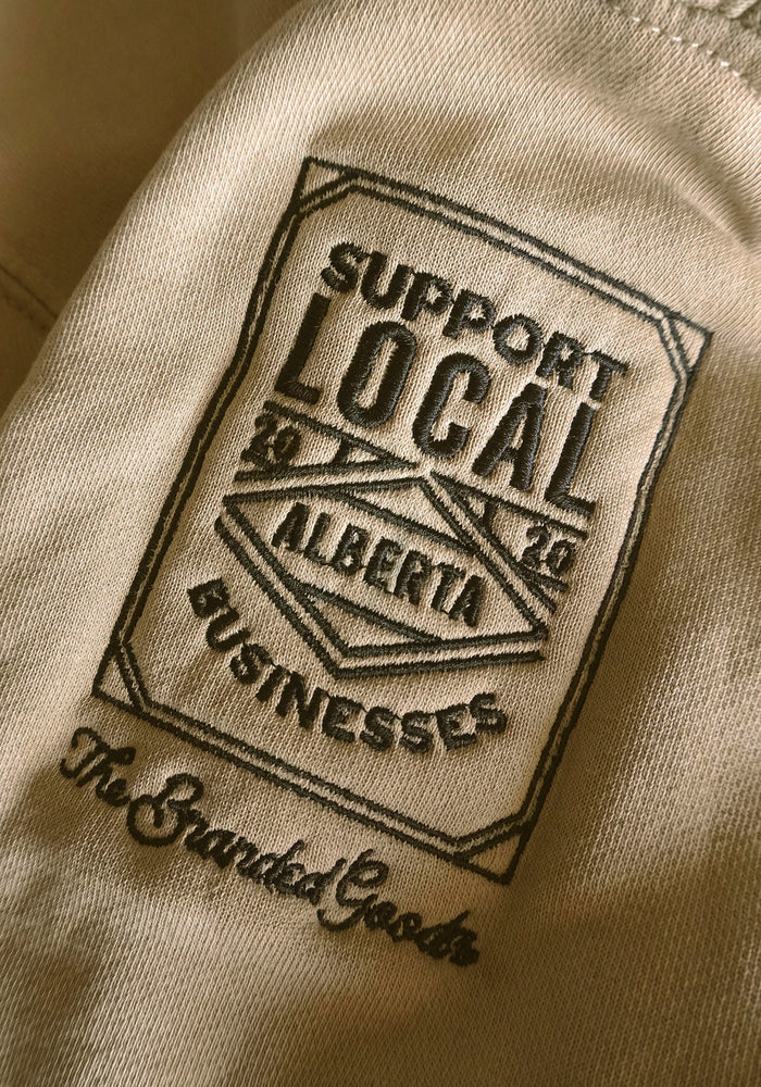 Supporting Local Crew Neck Sweater - Vintage Sandstone