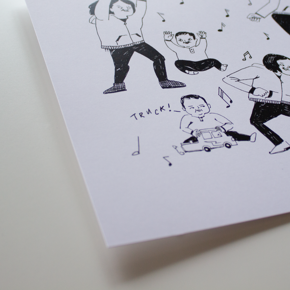 Dancing Queens 10×8 Print by Emily Chu